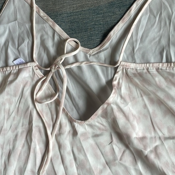 Stars Above Pale Pink Leopard Print Satin Pajama Set - Picture 12 of 12